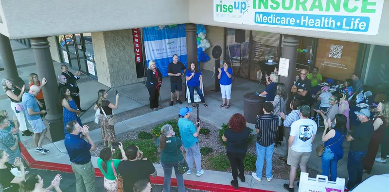 The Rise Up Benefits Group office in Chandler during its grand opening